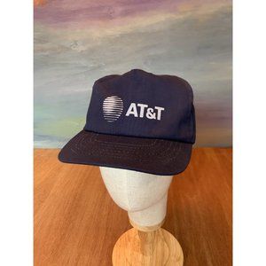 Vintage Trucker Hat Workwear Cap AT&T Telephone Made in USA 80s 90s